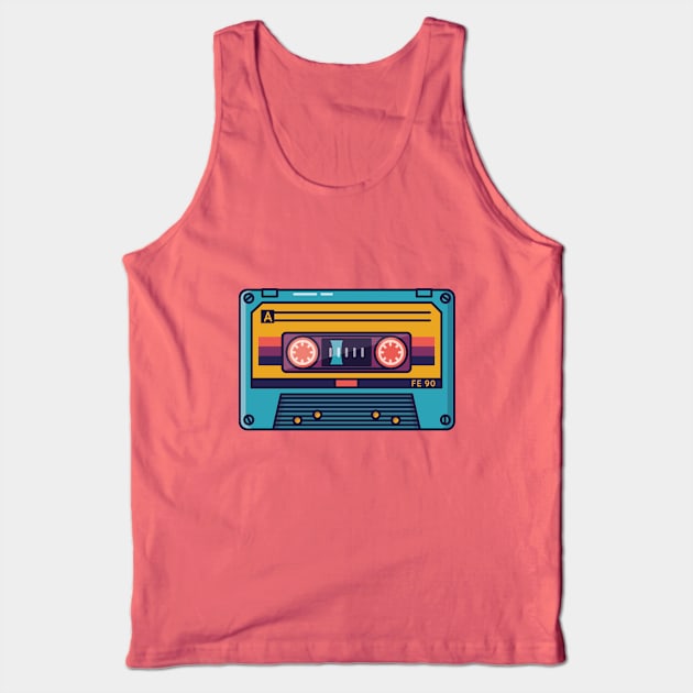 Cassette Music Tape Tank Top by Phanatique